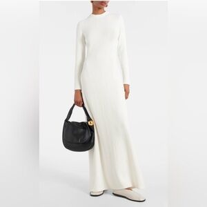 PROENZA SCHOULER Lara cutout white boucle maxi dress in size Small